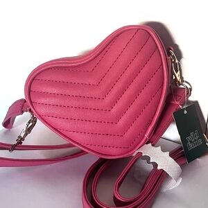 Wild Fable Pink Heart-Shaped Crossbody Bag